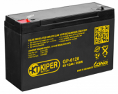 картинка Аккумуляторная батарея Kiper GP-6120 F1 6V/12Ah от Кипер Трэйд