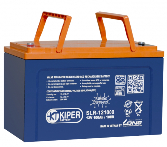 Аккумуляторная батарея Kiper SLR-121000 12V/100Ah
