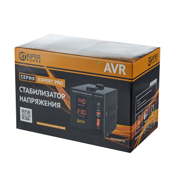 картинка Стабилизатор напряжения Kiper Power Expert Pro 500 LCD (500VA/300W) от Кипер Трэйд