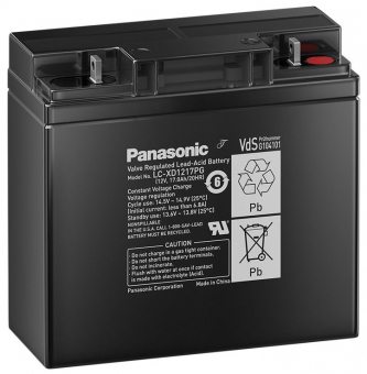 картинка Аккумуляторная батарея Panasonic LC-XD1217PG F2 12V/17Ah от Кипер Трэйд