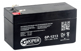 Аккумуляторная батарея Kiper GP-1213 F1 12V/1.3Ah