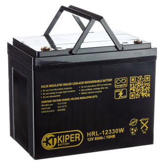 картинка Аккумуляторная батарея Kiper HRL-12330W 12V/80Ah от Кипер Трэйд