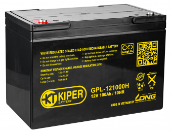 Аккумуляторная батарея Kiper GPL-121000H 12V/100Ah