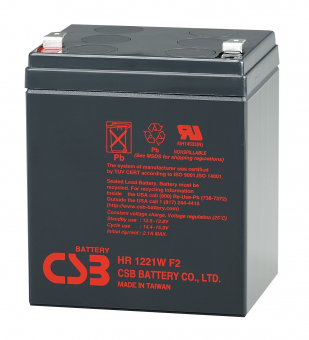 картинка Аккумуляторная батарея CSB HR 1221W F2 12V/5Ah от Кипер Трэйд