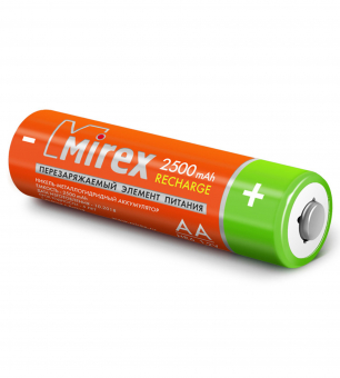 Аккумуляторная батарея AA/HR6 1,2V/2500mAh Mirex 4BP